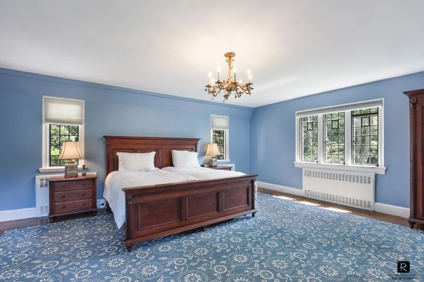 Bedroom, Chandelier, Interior
