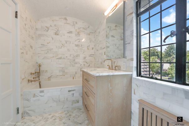 Bathroom, Interior, Marble Walls