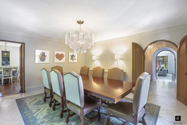 Chandelier, Dining room, Interior