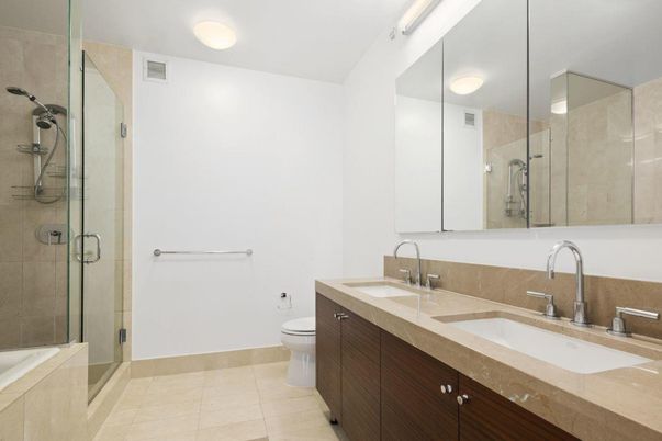 Bathroom, Dual Sink Vanities, Glass Shower, Interior