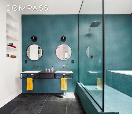 Bathroom, Glass Shower, Interior