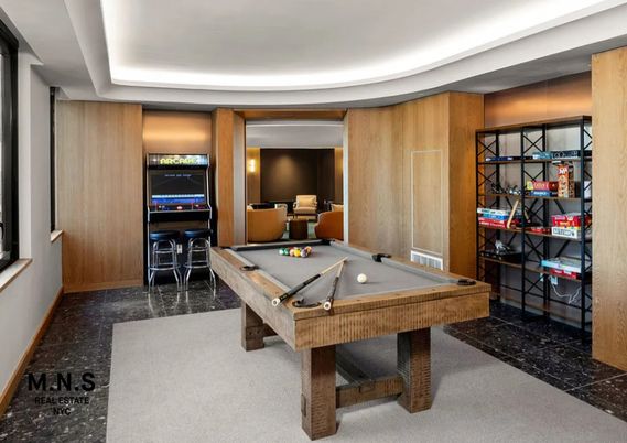Billiard Table, Game Room, Interior