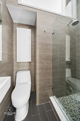 Bathroom, Glass Shower, Interior