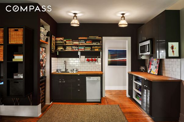 Interior, Kitchen, Wood Texture Flooring