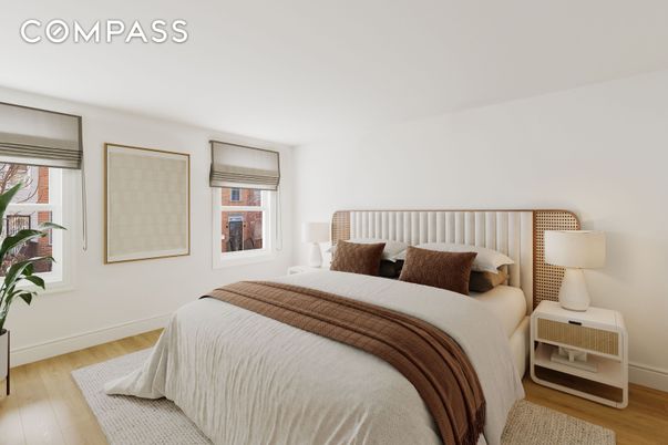 Bedroom, Interior, Wood Texture Flooring