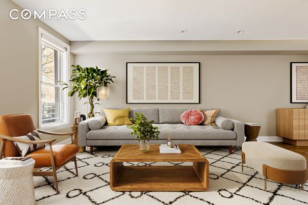 Interior, Living room, Recessed Lighting