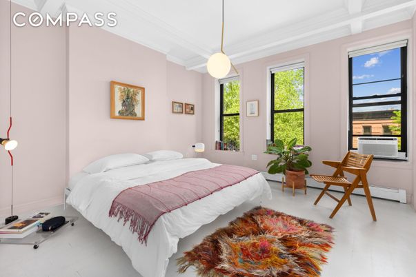 Bedroom, Interior, Pendant Lights