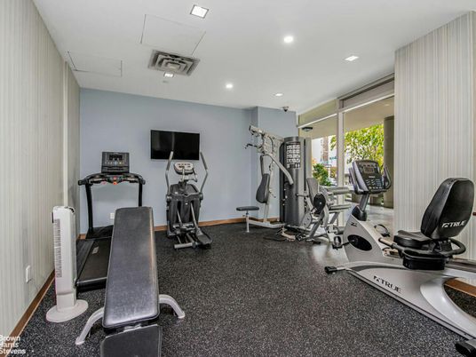 Fitness Equipment, Gym, Interior, Recessed Lighting