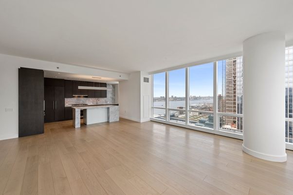Interior, Kitchen, Pendant Lights, Wood Texture Flooring