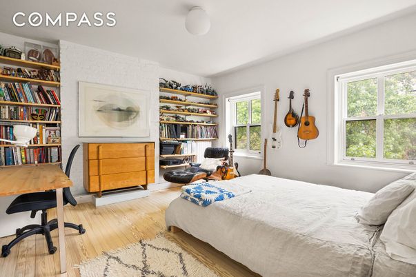 Bedroom, Home Office, Interior, Wood Texture Flooring