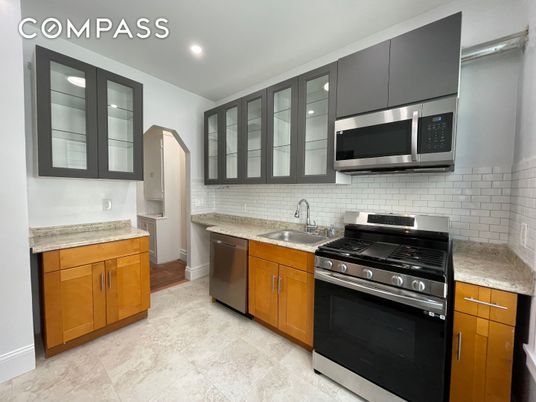 Interior, Kitchen, Recessed Lighting, Stainless Steel Appliances