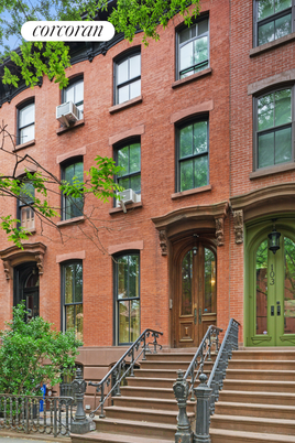 Exterior, Facade, Brick Facade, Brownstone