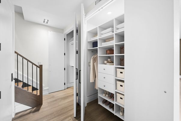 Interior, Recessed Lighting, Walk-in Closets, Wood Texture Flooring