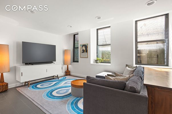 Interior, Living room, Recessed Lighting