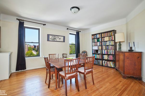 Dining room, Interior, Wood Texture Flooring
