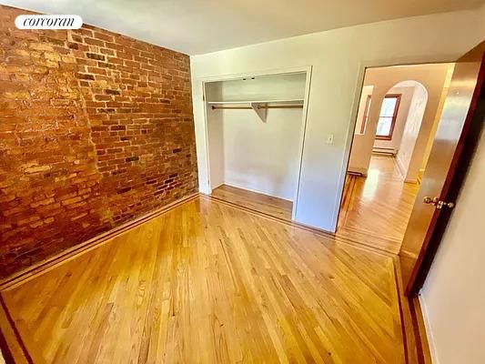 Empty room, Interior, Stone Walls, Wood Texture Flooring