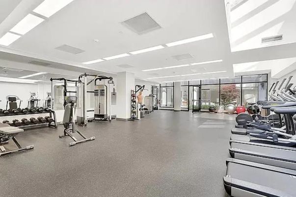 Fitness Equipment, Gym, Interior, Recessed Lighting