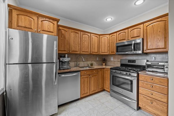 Interior, Kitchen, Recessed Lighting, Stainless Steel Appliances