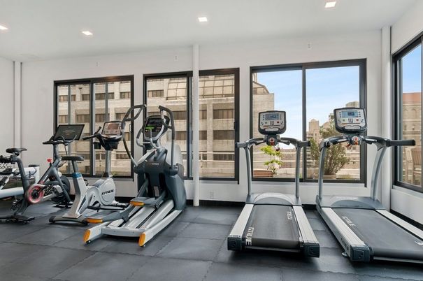 Fitness Equipment, Interior, Recessed Lighting