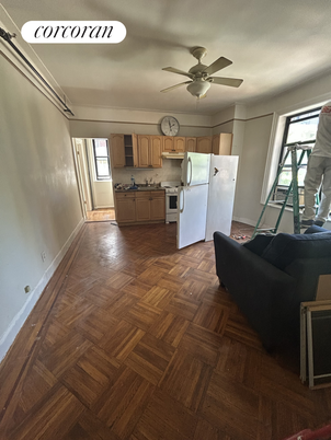 Interior, Kitchen, Living room, Wood Texture Flooring