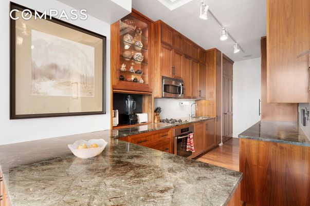 Interior, Kitchen, Wood Texture Flooring