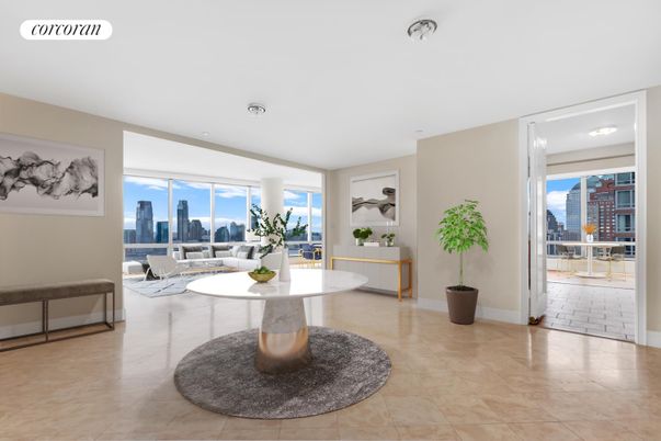 Interior, Living room, Recessed Lighting