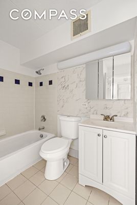Bathroom, Interior, Marble Walls, Recessed Lighting