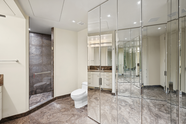 Bathroom, Interior, Recessed Lighting
