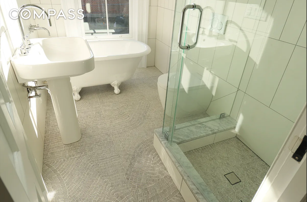 Bathroom, Free Standing Baths, Glass Shower, Interior