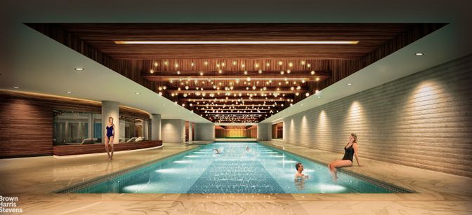 Interior, Marble, Pool, Recessed Lighting, Wooden Beams, Wooden Ceilings
