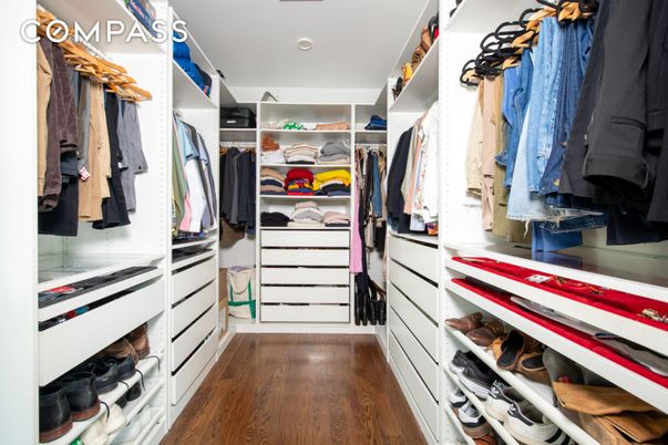 Interior, Recessed Lighting, Walk-in Closets, Wood Texture Flooring