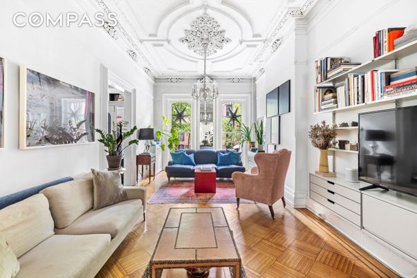 Chandelier, Interior, Living room, Wood Texture Flooring