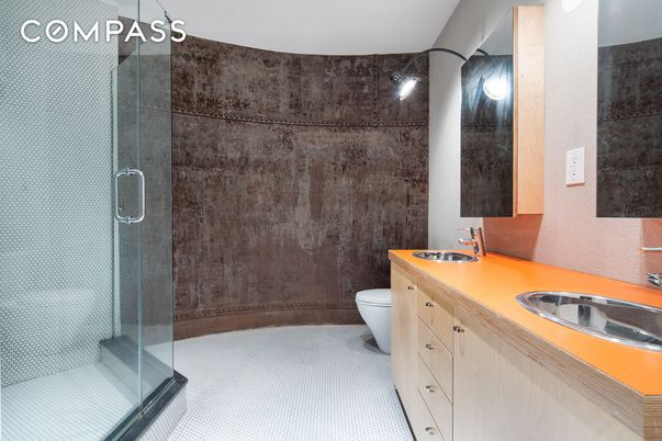 Bathroom, Dual Sink Vanities, Glass Shower, Interior