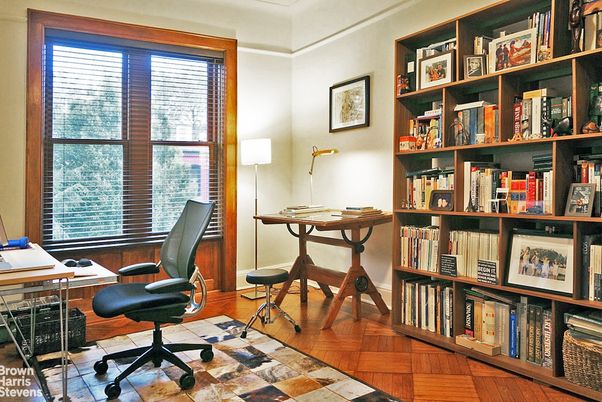 Home Office, Interior, Wood Texture Flooring