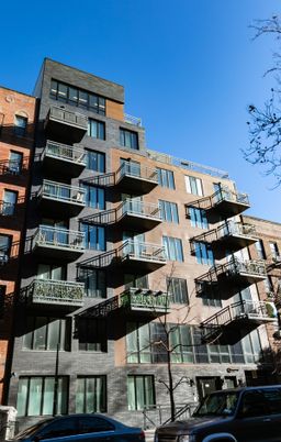 Exterior, Facade, Condo Building