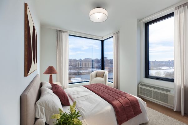 Bedroom, Interior, Water, Wood Texture Flooring