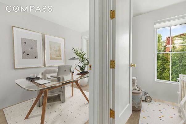 Home Office, Interior, Wood Texture Flooring