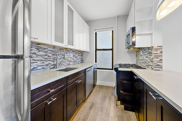Interior, Kitchen, Pendant Lights, Stainless Steel Appliances, Wood Texture Flooring