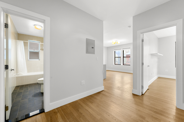 Bathroom, Interior, Wood Texture Flooring