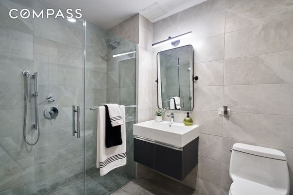 Bathroom, Glass Shower, Interior