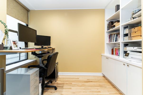 Home Office, Interior, Wood Texture Flooring