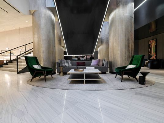 Interior, Living room, Marble, Recessed Lighting