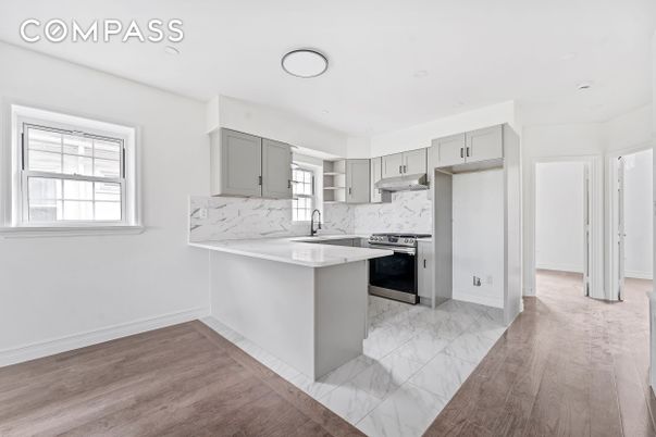 Interior, Kitchen, Marble, Marble Walls, Recessed Lighting, Stainless Steel Appliances