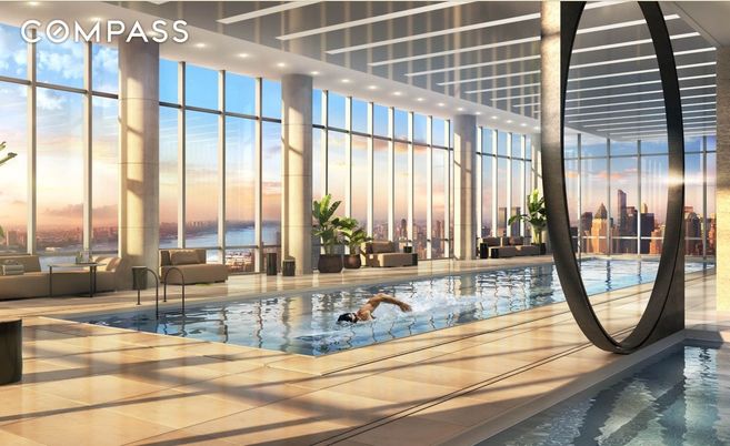 Interior, Pool, Recessed Lighting, Water