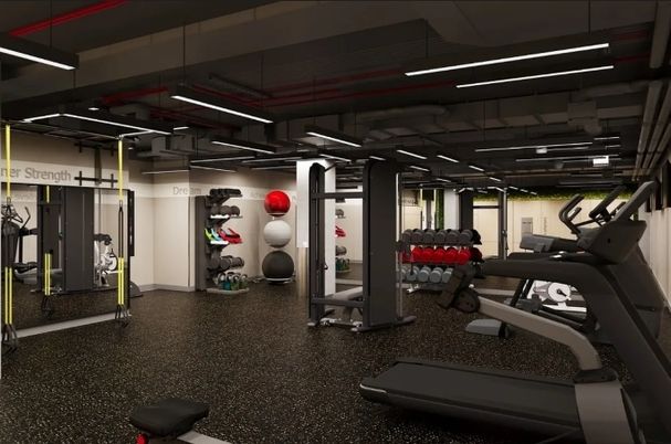Fitness Equipment, Gym, Interior