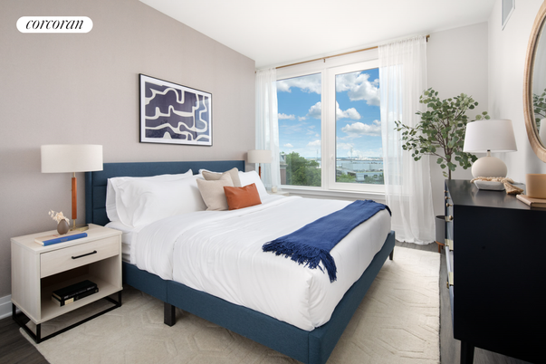 Bedroom, Interior, Water, Wood Texture Flooring