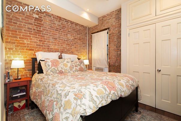 Bedroom, Interior, Recessed Lighting, Stone Walls