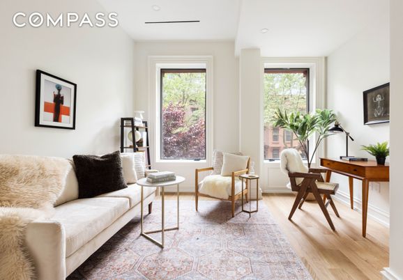 Home Office, Interior, Living room, Recessed Lighting, Wood Texture Flooring