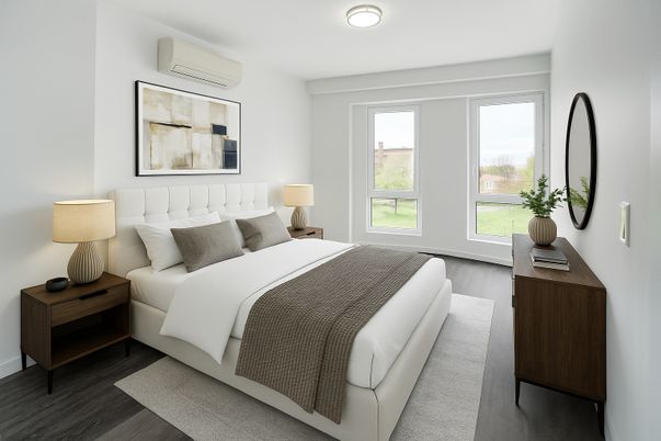 Bedroom, Interior, Wood Texture Flooring