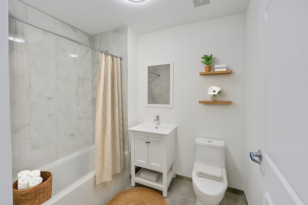 Bathroom, Interior, Marble Walls